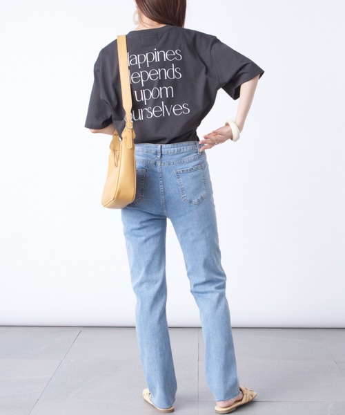 MAISON BREEZE(メゾンブリーズ)の「【MAISON BREEZE】カットオフロールアップデニムパンツ KNF(デニムパンツ・レディース・サックスブルー/ブルー・FREE)」の13枚目の写真