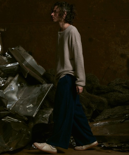 JOHN SHEDLEY ヘンリーネックニット JOHN SMEDLEY ヘンリーネック ニット セーター
