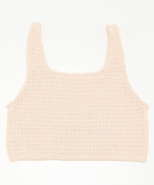 LOWRYS FARM（ローリーズファーム）の「カノコアミニットビスチェ　297183（ベスト・レディース・ホワイト/アイボリー/ブラウン/ブラック・FREE）」の18枚目の写真