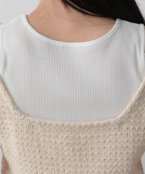 LOWRYS FARM（ローリーズファーム）の「カノコアミニットビスチェ　297183（ベスト・レディース・ホワイト/アイボリー/ブラウン/ブラック・FREE）」の14枚目の写真