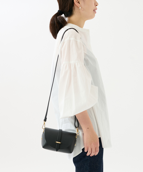 journal standard L'essage（ジャーナルスタンダードレサージュ）の「ストライプムジギャザーシャツ（シャツ/ブラウス・レディース・ホワイト/ネイビー/ブラウン・FREE）」の9枚目の写真