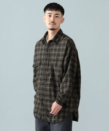 BEAMS | BEAMS / ヘリンボーンチェック イージーフィット ワークシャツ(シャツ/ブラウス)