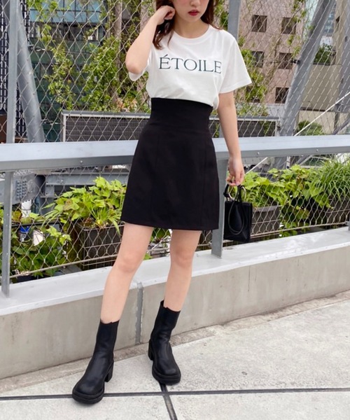one after another NICE CLAUP(ワンアフターアナザーナイスクラップ)の「ロゴ刺しゅうTee(Tシャツ/カットソー・レディース・ホワイト系その他/ホワイト系その他2/ブラック/ピンク・FREE)」の10枚目の写真