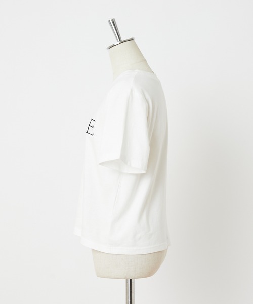 one after another NICE CLAUP(ワンアフターアナザーナイスクラップ)の「ロゴ刺しゅうTee(Tシャツ/カットソー・レディース・ホワイト系その他/ホワイト系その他2/ブラック/ピンク・FREE)」の8枚目の写真