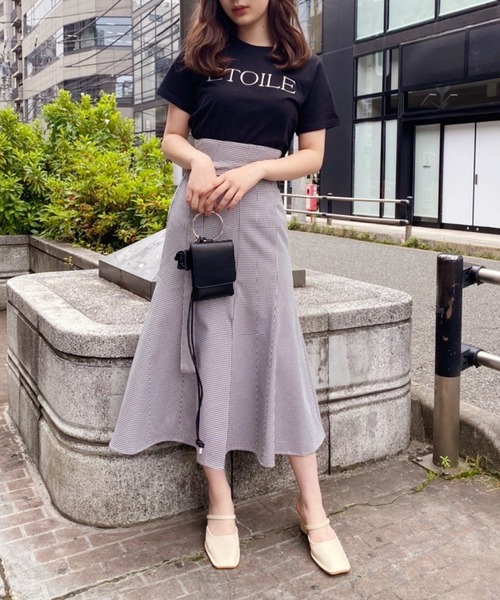 one after another NICE CLAUP(ワンアフターアナザーナイスクラップ)の「ロゴ刺しゅうTee(Tシャツ/カットソー・レディース・ホワイト系その他/ホワイト系その他2/ブラック/ピンク・FREE)」の12枚目の写真
