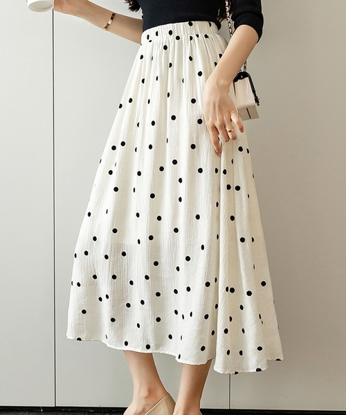 Primazel(プリマゼル)の「ミモレ丈フレアスカート(スカート・レディース・ドット/その他・M)」の11枚目の写真