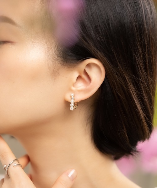 セール パールビジューイヤリング イヤリング Anoh アノー のファッション通販 Zozotown