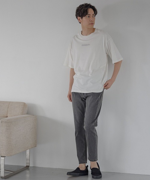 LAKOLE(ラコレ)の「バックフォトプリントTシャツ / 276584(Tシャツ/カットソー・メンズ・ライトブルー/ベージュ/ホワイト/ブラック・X-LARGE/LARGE/MEDIUM)」の7枚目の写真
