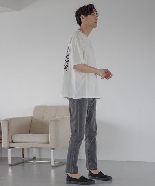 LAKOLE(ラコレ)の「バックフォトプリントTシャツ / 276584(Tシャツ/カットソー・メンズ・ライトブルー/ベージュ/ホワイト/ブラック・X-LARGE/LARGE/MEDIUM)」の8枚目の写真