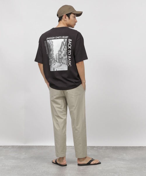 LAKOLE(ラコレ)の「バックフォトプリントTシャツ / 276584(Tシャツ/カットソー・メンズ・ライトブルー/ベージュ/ホワイト/ブラック・X-LARGE/LARGE/MEDIUM)」の18枚目の写真