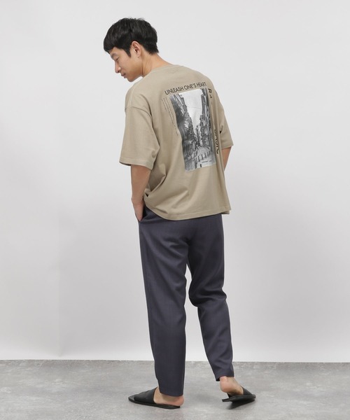 LAKOLE(ラコレ)の「バックフォトプリントTシャツ / 276584(Tシャツ/カットソー・メンズ・ライトブルー/ベージュ/ホワイト/ブラック・X-LARGE/LARGE/MEDIUM)」の20枚目の写真