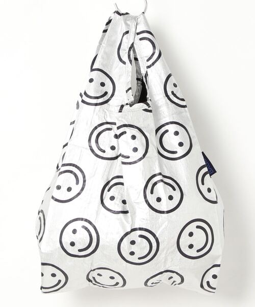 yuw（ユウ）の「ｍｅｔａｌｌｉｃ　Ｂａｂｙ　298439（エコバッグ/サブバッグ・レディース・シルバー/シルバー系その他/ブラック/その他・FREE）」の3枚目の写真