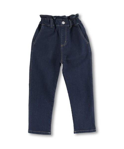 BRANSHES(ブランシェス)の「【マカロンパンツ】テーパードシルエットデニムロングパンツ(デニムパンツ・キッズ・ネイビー・160/140/110/130/100/90/150/120)」の10枚目の写真