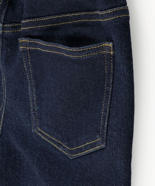 BRANSHES(ブランシェス)の「【マカロンパンツ】テーパードシルエットデニムロングパンツ(デニムパンツ・キッズ・ネイビー・160/140/110/130/100/90/150/120)」の17枚目の写真