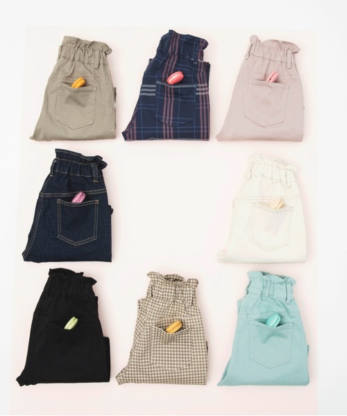 BRANSHES(ブランシェス)の「【マカロンパンツ】テーパードシルエットデニムロングパンツ(デニムパンツ・キッズ・ネイビー・160/140/110/130/100/90/150/120)」の3枚目の写真