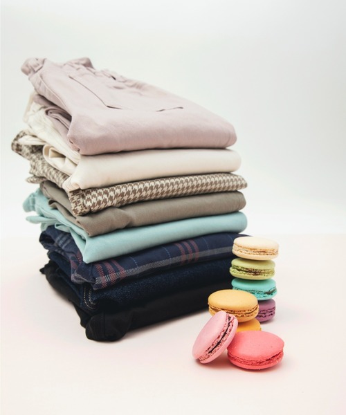 BRANSHES(ブランシェス)の「【マカロンパンツ】テーパードシルエットデニムロングパンツ(デニムパンツ・キッズ・ネイビー・160/140/110/130/100/90/150/120)」の4枚目の写真