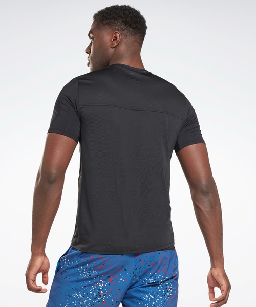 Reebok(リーボック)の「アクティブチル グラフィック アスリート Tシャツ / Activchill Graphic Athlete T-Shirt(Tシャツ/カットソー・メンズ・グレー/パープル/ブラック・SMALL/MEDIUM/LARGE/X-LARGE/XX-LARGE/X-SMALL/XXX-LARGE)」の14枚目の写真