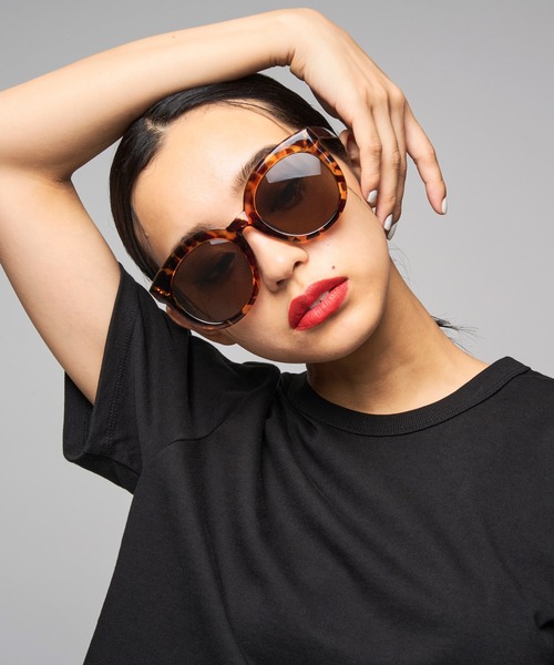 Narcissus（ナルシス）の「【Narcissus】ビッグフレームサングラス（サングラス・レディース・ブラック/レオパード・FREE）」の2枚目の写真