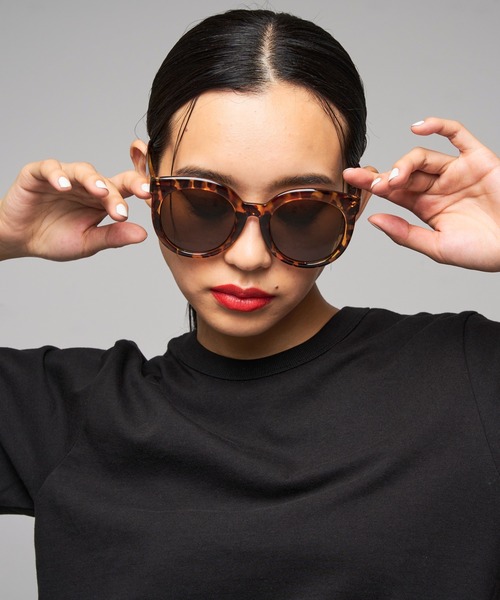 Narcissus（ナルシス）の「【Narcissus】ビッグフレームサングラス（サングラス・レディース・ブラック/レオパード・FREE）」の8枚目の写真