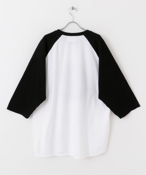 URBAN RESEARCH(アーバンリサーチ)の「URBAN RESEARCH iD グラフィックラグランTシャツ(Tシャツ/カットソー・メンズ・ホワイト系その他/ブラック系その他・LARGE/MEDIUM)」の3枚目の写真