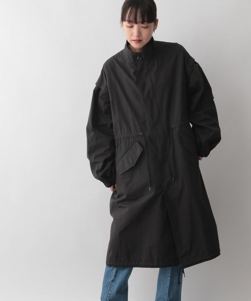 LOWRYS FARM（ローリーズファーム）の「２ＷＡＹミリタリーコート　342788（ミリタリージャケット・レディース・ブラック/オフホワイト/カーキ・FREE）」の14枚目の写真