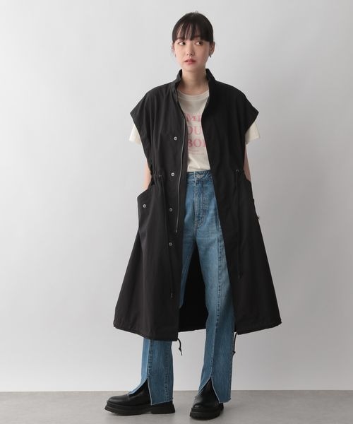 LOWRYS FARM（ローリーズファーム）の「２ＷＡＹミリタリーコート　342788（ミリタリージャケット・レディース・ブラック/オフホワイト/カーキ・FREE）」の15枚目の写真