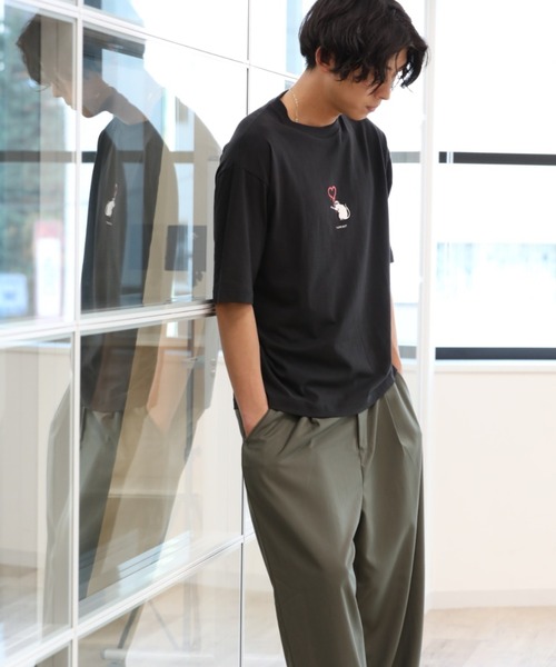 Craft Nicholson（クラフトニコルソン）の「BANKSY コラボ LOVE RAT  ボックスシルエット半袖Tシャツ（Tシャツ/カットソー・メンズ・ホワイト/ブラック/ブラウン・M/L）」の18枚目の写真