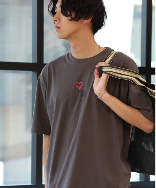 Craft Nicholson（クラフトニコルソン）の「BANKSY コラボ LOVE RAT  ボックスシルエット半袖Tシャツ（Tシャツ/カットソー・メンズ・ホワイト/ブラック/ブラウン・M/L）」の16枚目の写真