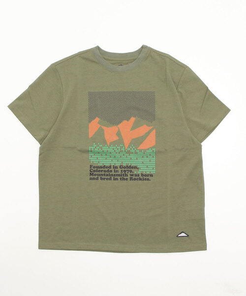 MOUNTAIN SMITH（マウンテンスミス）の「【 MOUNTAIN SMITH / マウンテンスミス 】 ブランド ロゴ グラフィック プリント Tシャツ MS0-00M-221026（Tシャツ/カットソー・メンズ・ホワイト/ブラック/オリーブドラブ・L/XL/M/S）」の14枚目の写真