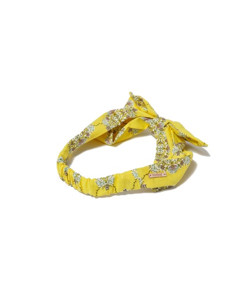 manipuri（マニプリ）の「manipuri リボンヘアバンド（ヘアバンド・レディース・ブラック/イエロー/グリーン・FREE）」の7枚目の写真