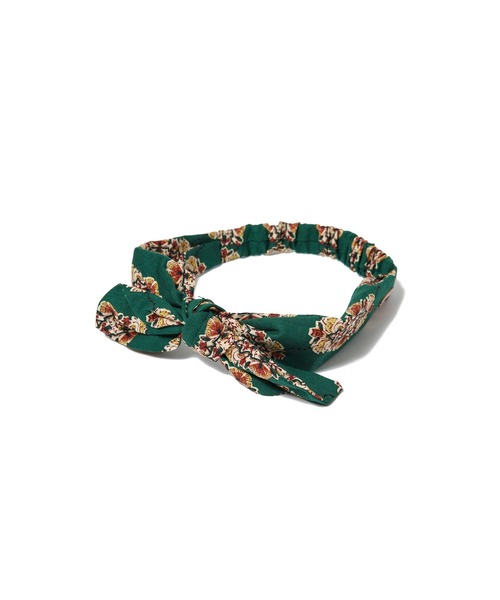 manipuri（マニプリ）の「manipuri リボンヘアバンド（ヘアバンド・レディース・ブラック/イエロー/グリーン・FREE）」の8枚目の写真