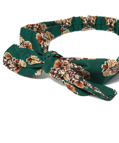 manipuri（マニプリ）の「manipuri リボンヘアバンド（ヘアバンド・レディース・ブラック/イエロー/グリーン・FREE）」の9枚目の写真