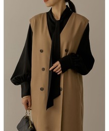 Re:EDIT | [2022A/W COLLECTION]前後2WAYボウタイブラウス(シャツ/ブラウス)