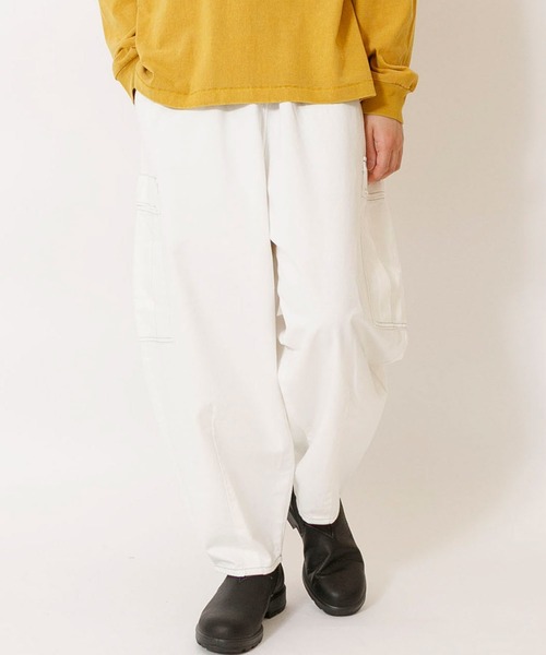 Johnbull(ジョンブル)の「ダーツワイドカーゴパンツ(カーゴパンツ・メンズ・オリーブ/ホワイト・SMALL/LARGE/MEDIUM)」の21枚目の写真