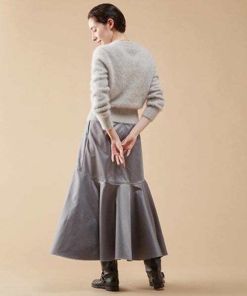 martinique/FOXパールカーディガン　ライトグレー martinique/FOXパールカーディガン ライトグレー martinique