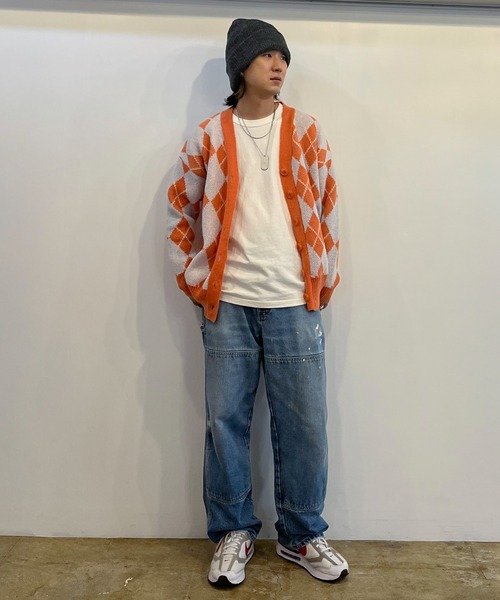 EPIMI E'PIMMY（エピミエピミー）の「〈ユニセックス〉バリエリブニットキャップ（ニットキャップ/ビーニー・レディース・ブラック/ベージュ/グレー/オフホワイト/ピンク/オレンジ/ミント・MEDIUM）」の13枚目の写真