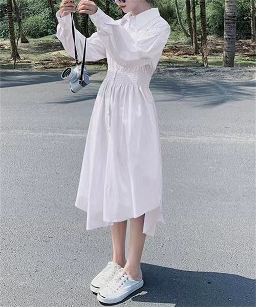 Dream garden（ドリームガーデン）の「ウエストシャーリングワンピース