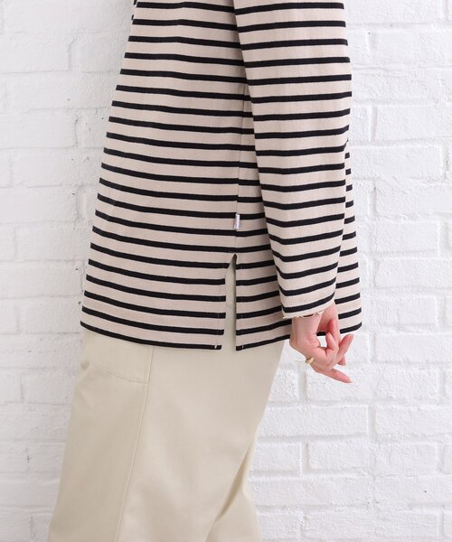 SHOO・LA・RUE（シューラルー）の「◆やわらかUSAコットン ベーシック プルオーバー（Tシャツ/カットソー・レディース・ブラック/オフホワイト/ベージュ系その他2/ブラック系2/ダークグリーン系2/ピンク系・02/03/04）」の11枚目の写真