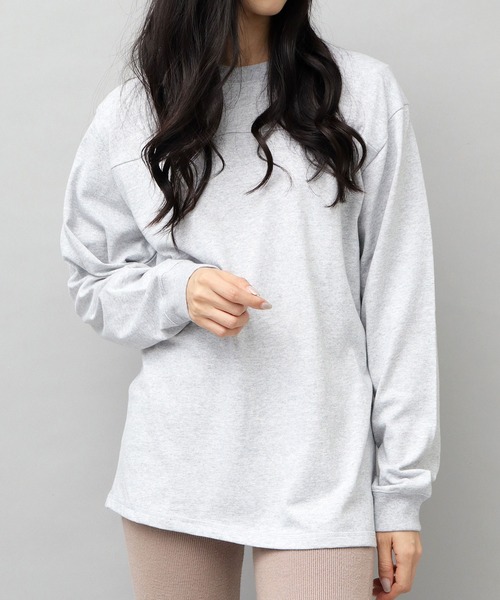Goodwear(グッドウェア)の「7.6オンス USAコットン 袖リブ 切替 フットボール ロングスリーブ Tシャツ レギュラーシルエット(Tシャツ/カットソー・メンズ・ホワイト/ブラック/グレー/ブラック系その他/スミクロ・M/L/XL)」の17枚目の写真