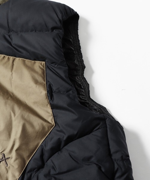 NANGA（ナンガ）の「NANGA/ナンガ MAZENO RIDGE VEST マゼノリッジダウンベスト（ダウンベスト・メンズ・ライトグリーン/ベージュ/ネイビー・S/M/L/XL）」の11枚目の写真