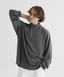 ETELIO | モックネックポンチ長袖カットソー(Tシャツ/カットソー)