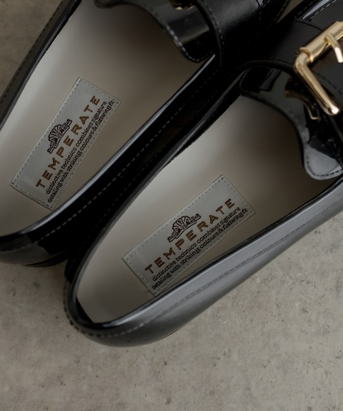 TEMPERATE(テンパレイト)の「【TEMPERATE(テンパレイト)】ベルト付きローファー(ローファー・レディース・ブラック/グレー・40/38/36)」の18枚目の写真