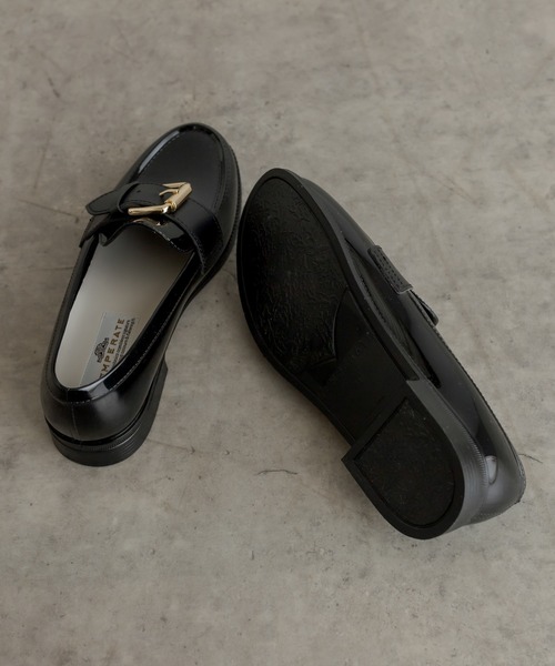 TEMPERATE(テンパレイト)の「【TEMPERATE(テンパレイト)】ベルト付きローファー(ローファー・レディース・ブラック/グレー・40/38/36)」の8枚目の写真