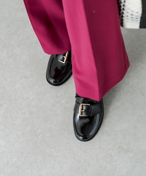 TEMPERATE(テンパレイト)の「【TEMPERATE(テンパレイト)】ベルト付きローファー(ローファー・レディース・ブラック/グレー・40/38/36)」の15枚目の写真