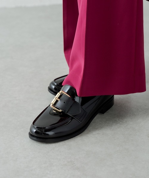 TEMPERATE(テンパレイト)の「【TEMPERATE(テンパレイト)】ベルト付きローファー(ローファー・レディース・ブラック/グレー・40/38/36)」の12枚目の写真