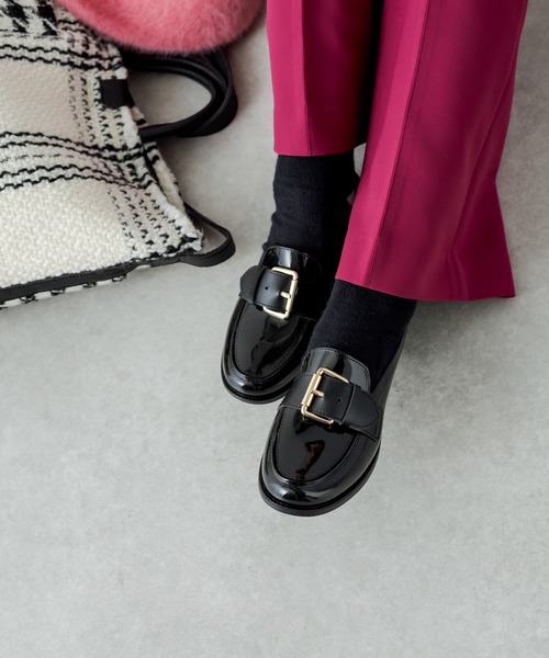 TEMPERATE(テンパレイト)の「【TEMPERATE(テンパレイト)】ベルト付きローファー(ローファー・レディース・ブラック/グレー・40/38/36)」の20枚目の写真