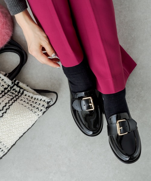 TEMPERATE(テンパレイト)の「【TEMPERATE(テンパレイト)】ベルト付きローファー(ローファー・レディース・ブラック/グレー・40/38/36)」の13枚目の写真