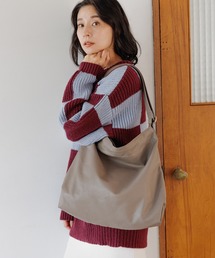 LEPSIM | フェイクレザーBIGショルダーバッグ 123146(ショルダーバッグ)