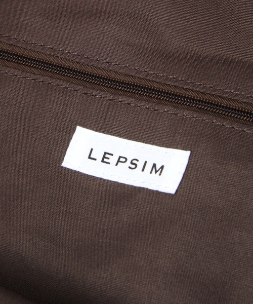 LEPSIM（レプシィム）の「フェイクレザーBIGショルダーバッグ　123146（ショルダーバッグ・レディース・ブラック/アイボリー/グレイッシュベージュ・ONE SIZE）」の13枚目の写真