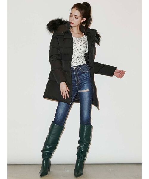 GYDA(ジェイダ)の「LOOSE ブーツ(ブーツ・レディース・ブラック/グリーン・SMALL/MEDIUM/LARGE)」の4枚目の写真